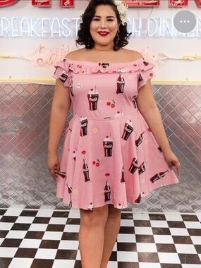 Stitch Shoppe x Coca-Cola Pink Dress